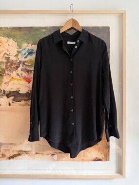 Equipment essential silk shirt